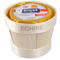 Motte 250g - Beurre Doux - beurre en baratte bois - beurre premium - Echiré